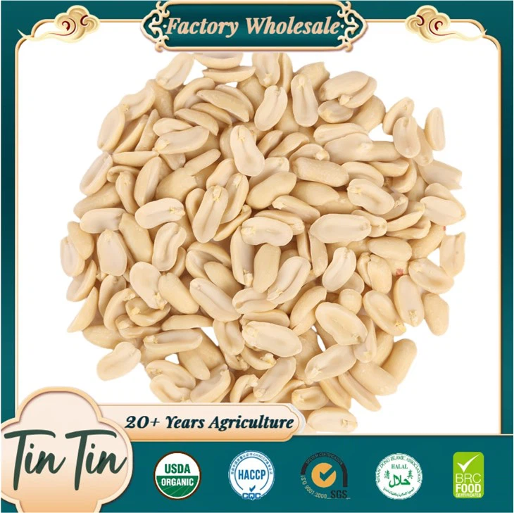 BLANCHEDE SPLITTE PEANUTKJERNER