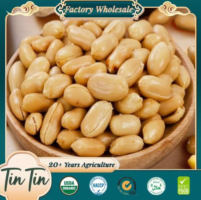 Ristede og saltede jordnødder